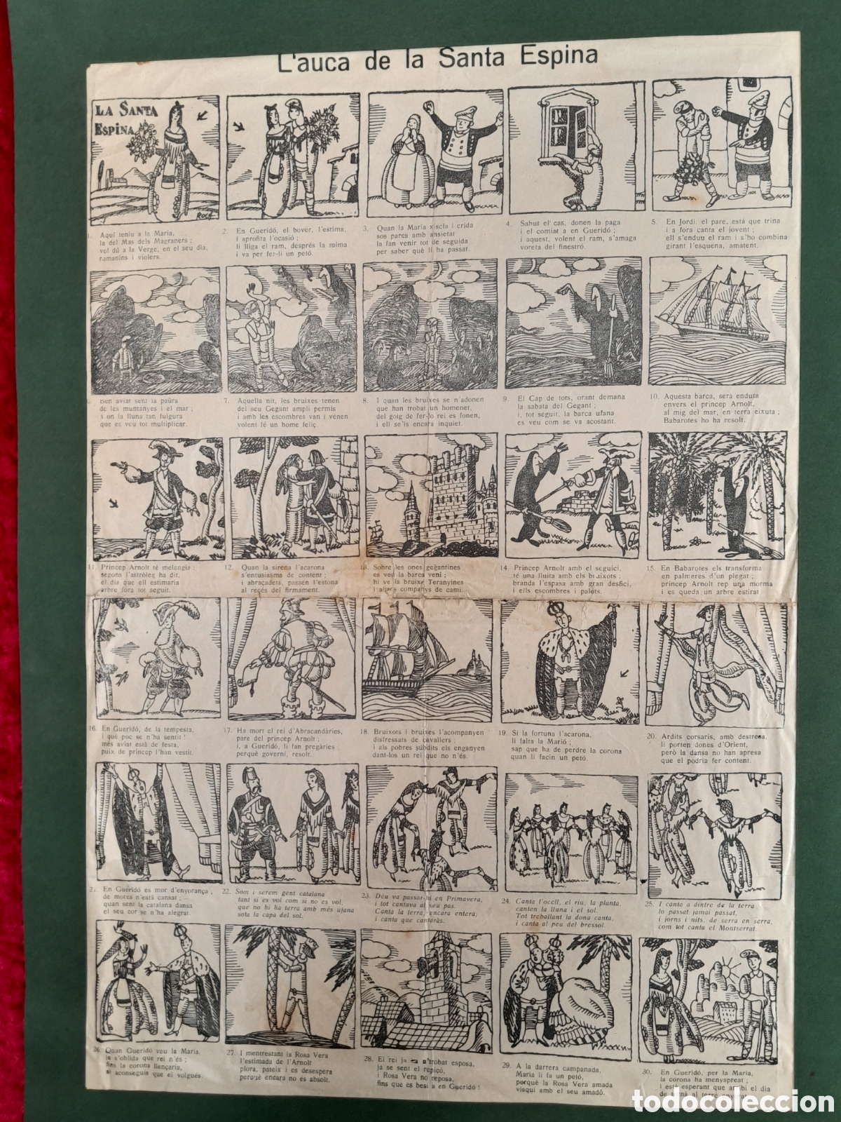 C&oacute;mics: CONJUNTO DE VI&Ntilde;ETAS. AUQUES CATALANES. 1936 - 1937. - Foto 5