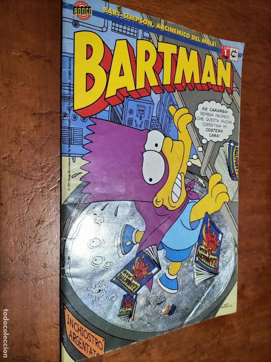 C&oacute;mics: BARTMAN 1. GRAPA. BUEN ESTADO. EN ITALIANO - Foto 1