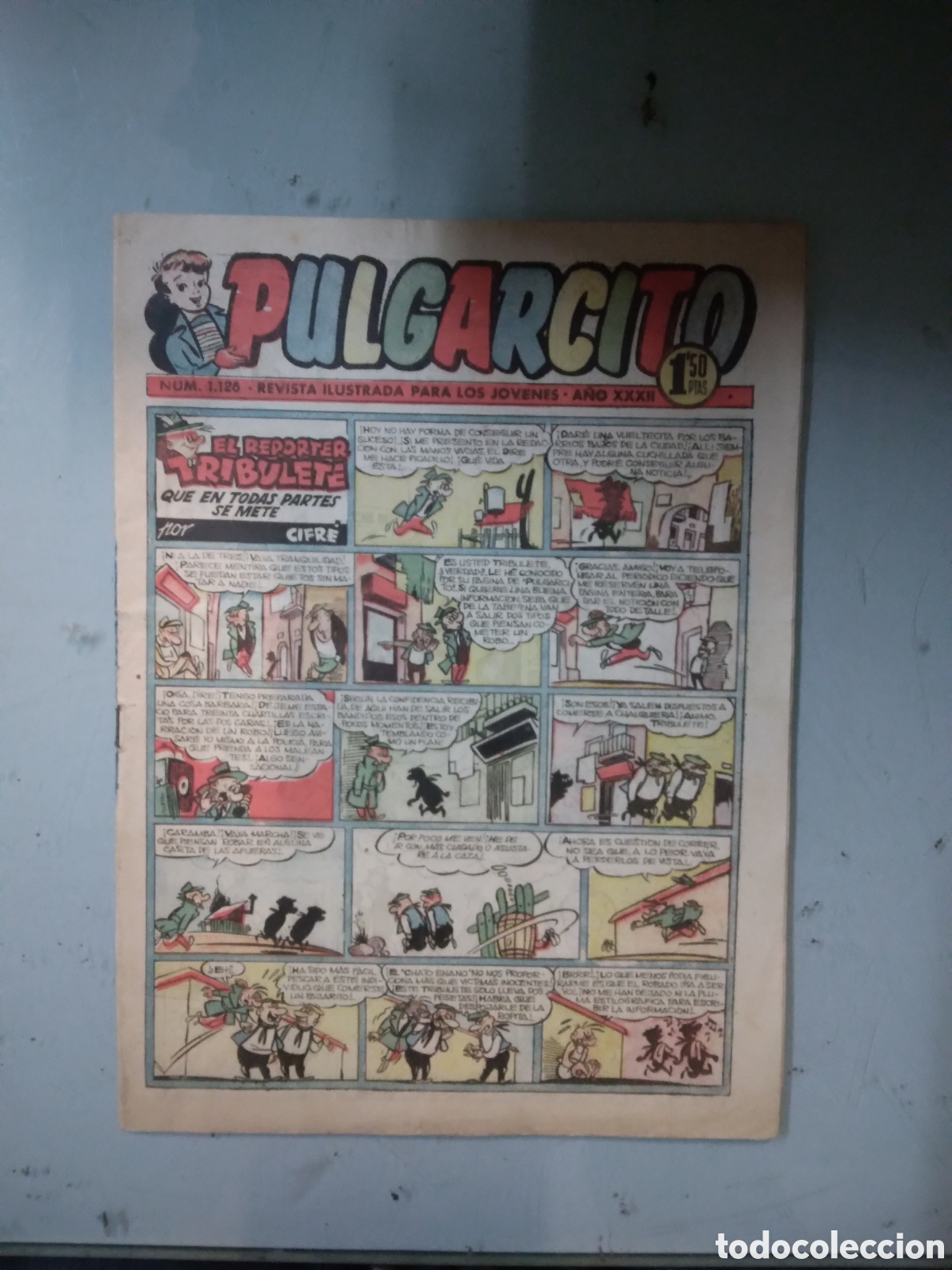 C&oacute;mics: Pulgarcito 1,50 pesetas, Grapa 3B - Foto 1