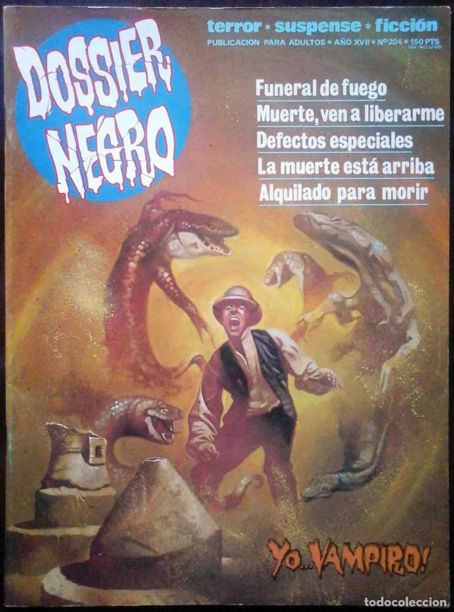 C&oacute;mics: Dossier negro - A&ntilde;o XVII - N&ordm; 204