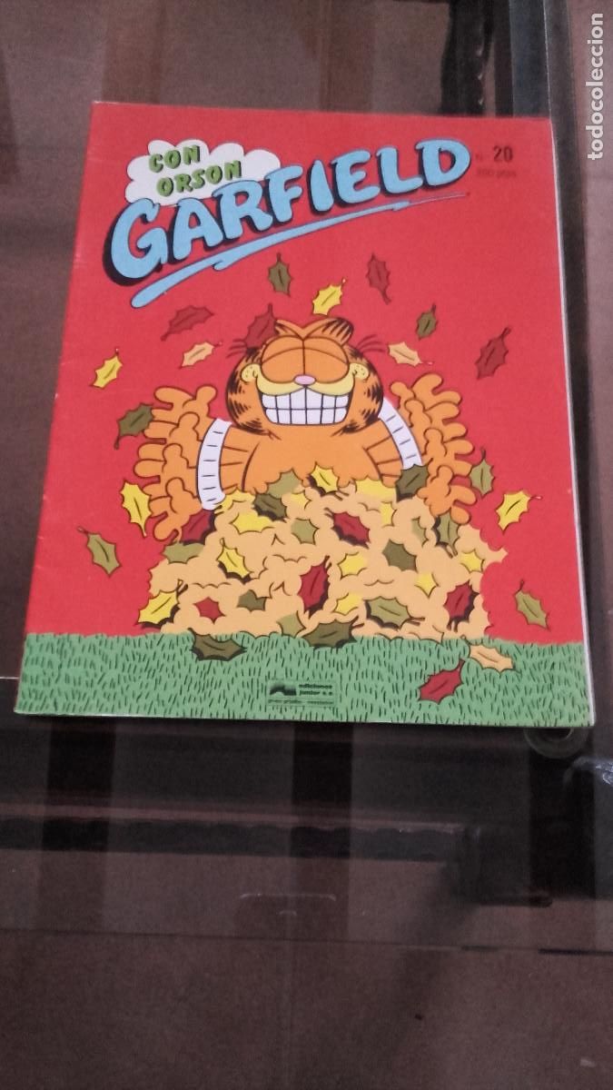 C&oacute;mics: GARFIELD - N&ordm; 20 - CON ORSON - EDICIONES JUNIOR - CONSERVA EL P&Oacute;STER - Foto 1