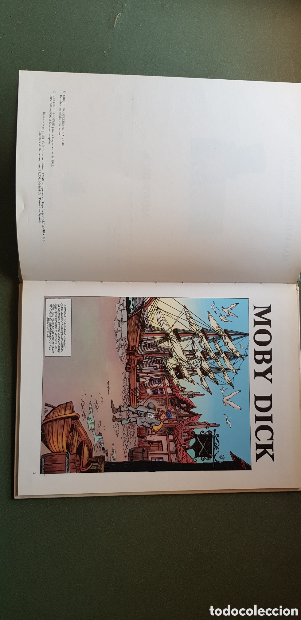 C&oacute;mics: Moby Dick 1982 Larousse Itaca Chiqui Producciones 1982 - Foto 2