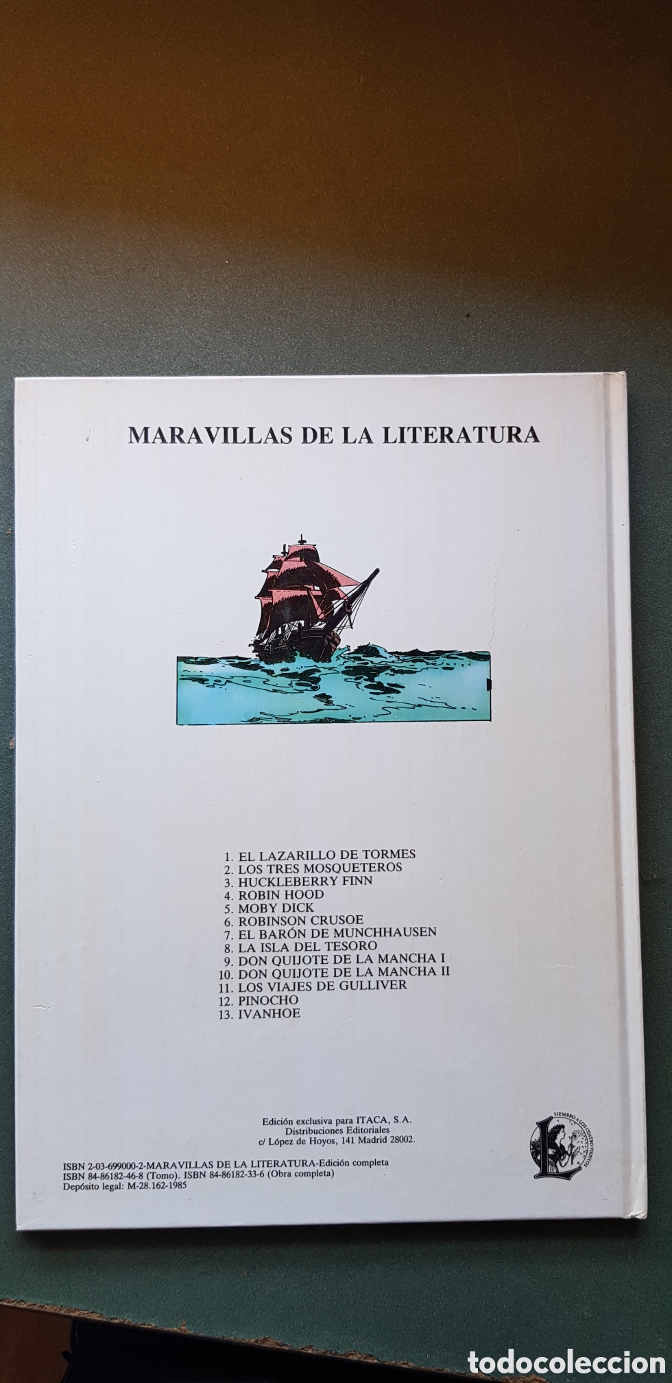 C&oacute;mics: Moby Dick 1982 Larousse Itaca Chiqui Producciones 1982 - Foto 4