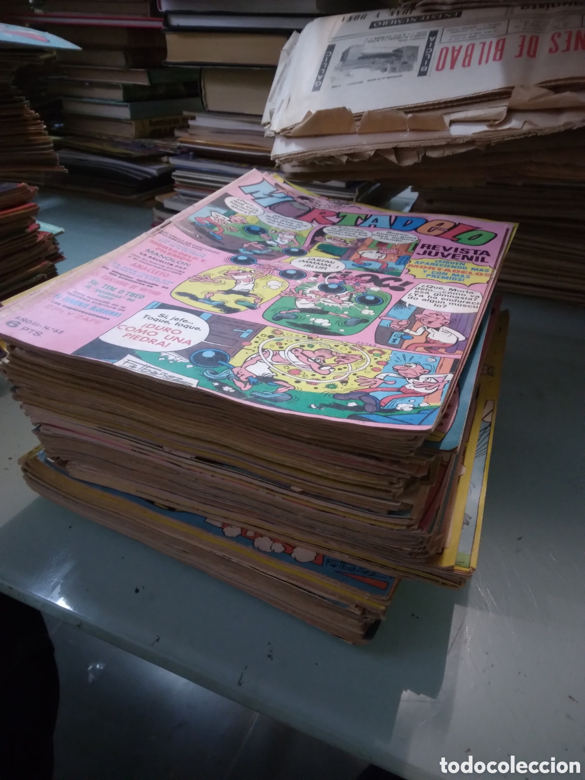 C&oacute;mics: Mortadelo, 6 pesetas, 9 &euro;/numero, Grapa 3D - Foto 1