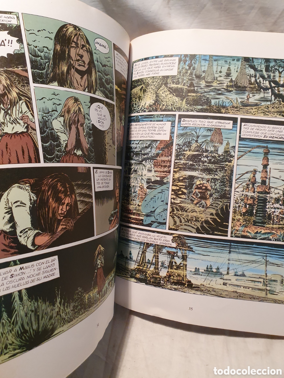 C&oacute;mics: SIMON. EL HOMBRE DE LOS RIOS. AUCLAIR. DISTRINOVEL 1981. 2 COMICS. - Foto 9