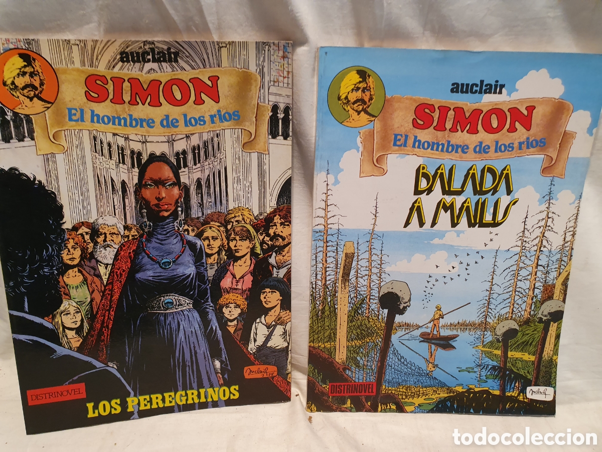 C&oacute;mics: SIMON. EL HOMBRE DE LOS RIOS. AUCLAIR. DISTRINOVEL 1981. 2 COMICS. - Foto 1