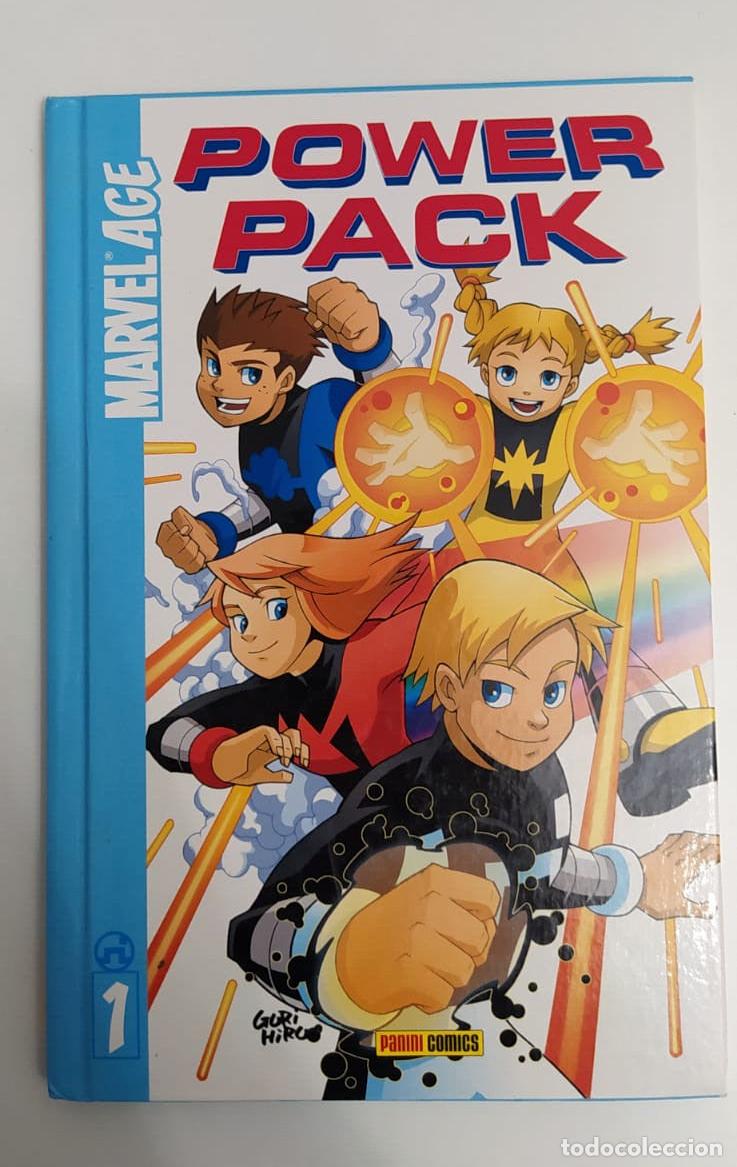 C&oacute;mics: POWER PACK 1, MARVEL AGE, PANINI COMICS, TAPA DURA. - Foto 1