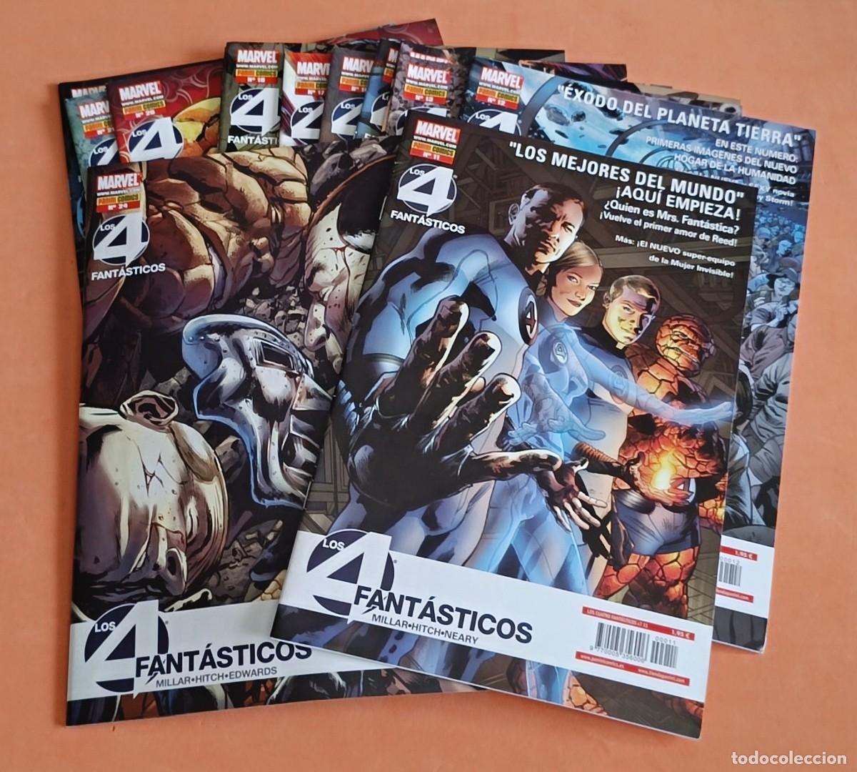 C&oacute;mics: Los 4 fant&aacute;sticos (2008) Hickman 11 a 24 - Foto 1
