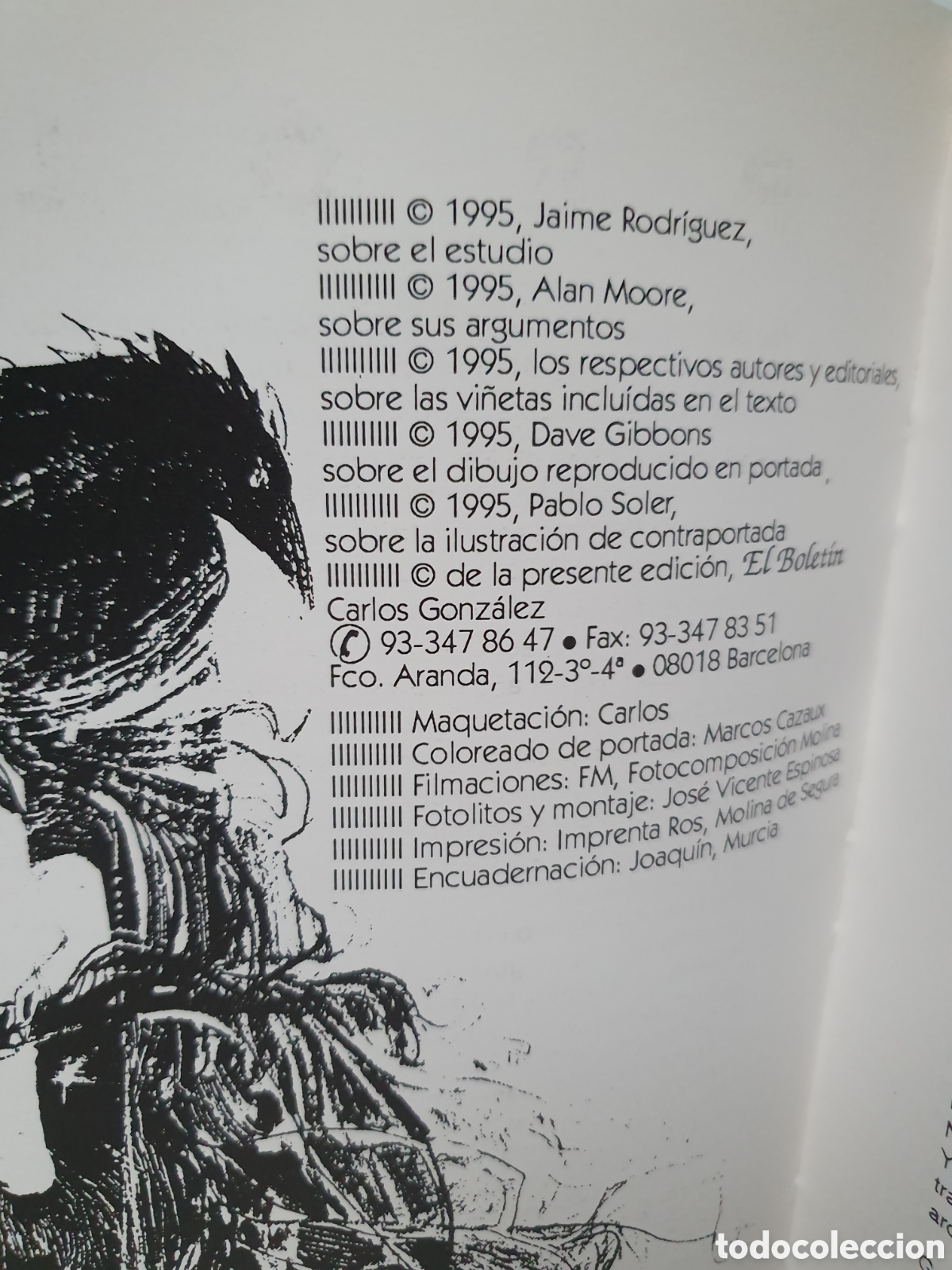 C&oacute;mics: ALAN MOORE. EL TEBEO DE LOS 90. LOS ARCHIVOS, EL BOLETIN. JAIME RODR&Iacute;GUEZ. - Foto 3