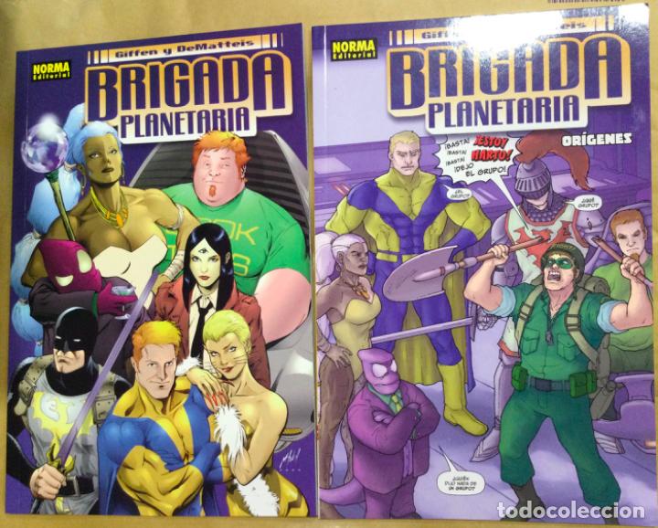 C&oacute;mics: KEITH GIFFEN DEMATTEIS. BRIGADA PLANETARIA. 2 TOMOS. - Foto 1