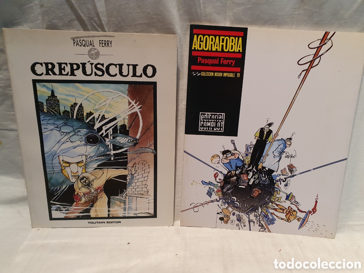 C&oacute;mics: PASQUAL FERRY. CREPUSCULO. AGORAFOBIA. 2 TITULOS. - Foto 1