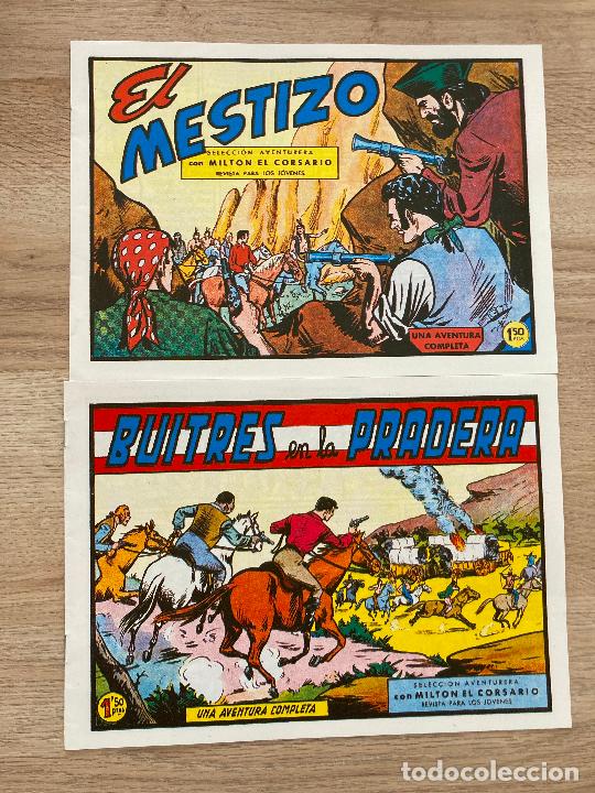 C&oacute;mics: LOTE DE 2 NUMEROS DE MILTON EL CORSARIO. 63 Y 70. REEDICION - Foto 1