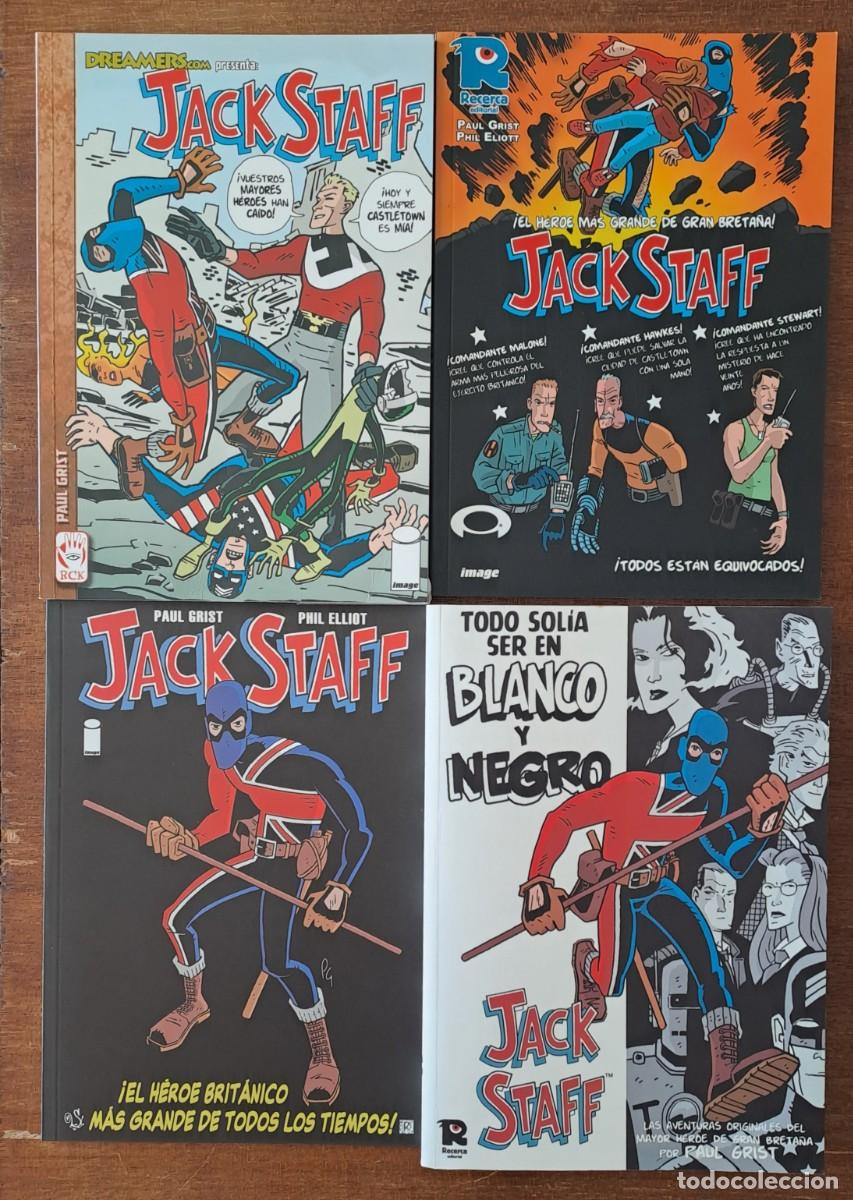 C&oacute;mics: JACK STAFF 4 TOMOS RECERCA EDITORIAL SERIE COMPLETA - Foto 1