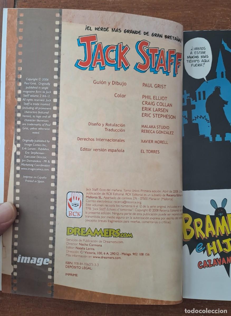 C&oacute;mics: JACK STAFF 4 TOMOS RECERCA EDITORIAL SERIE COMPLETA - Foto 3