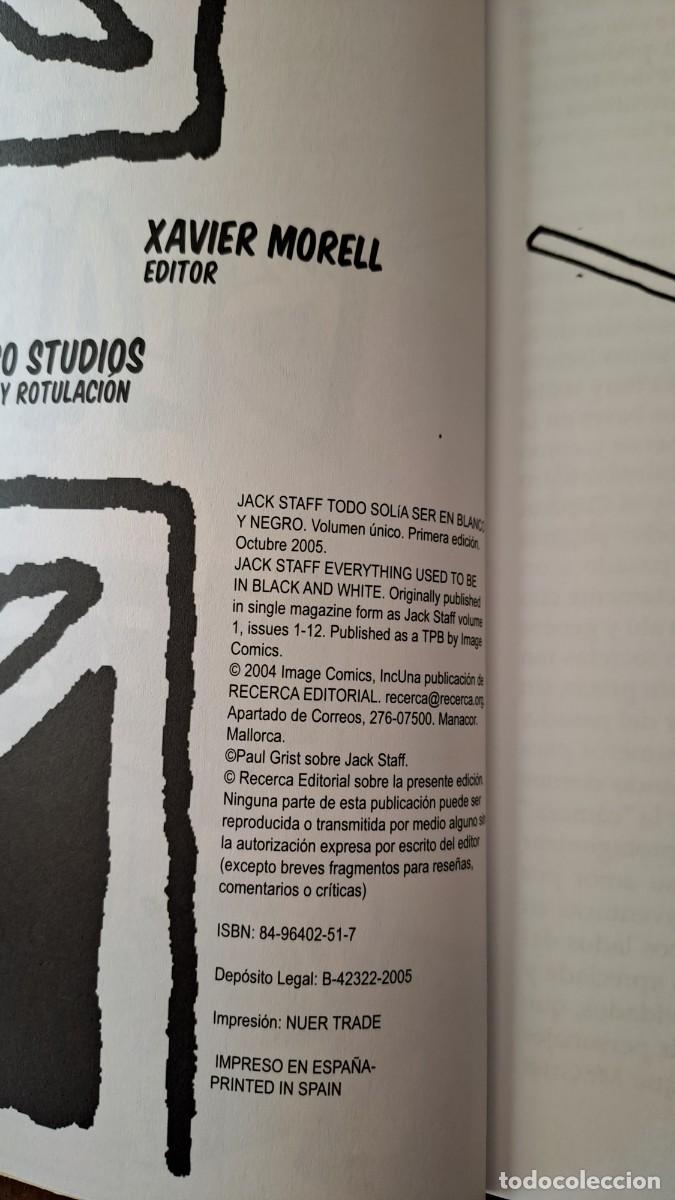 C&oacute;mics: JACK STAFF 4 TOMOS RECERCA EDITORIAL SERIE COMPLETA - Foto 7