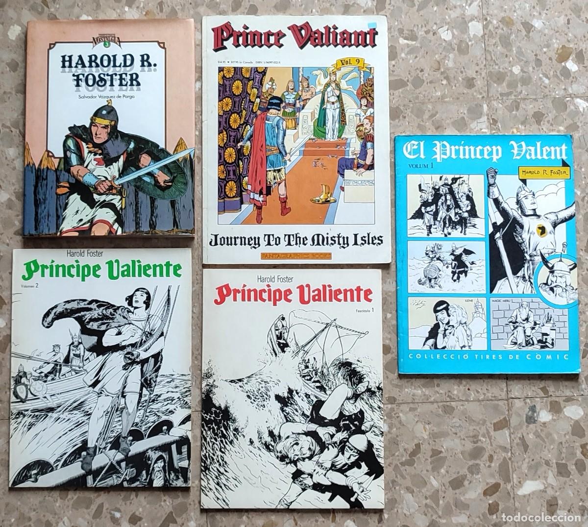 C&oacute;mics: Lote 5 C&oacute;mic EL PRINCIPE VALIENTE. A&ntilde;os 70,80,90 - Foto 1