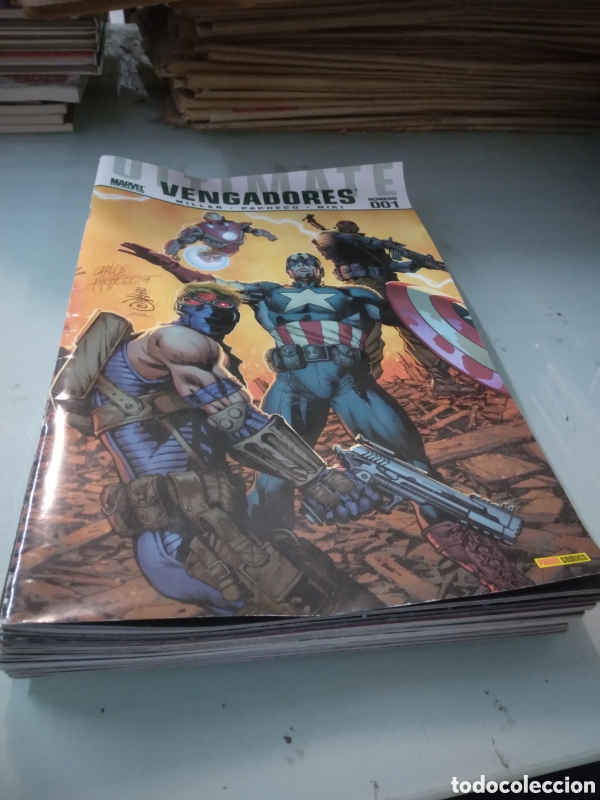 C&oacute;mics: Los Vengadores, Panini, Marvel, 001 al 012, Grapa 2A - Foto 2