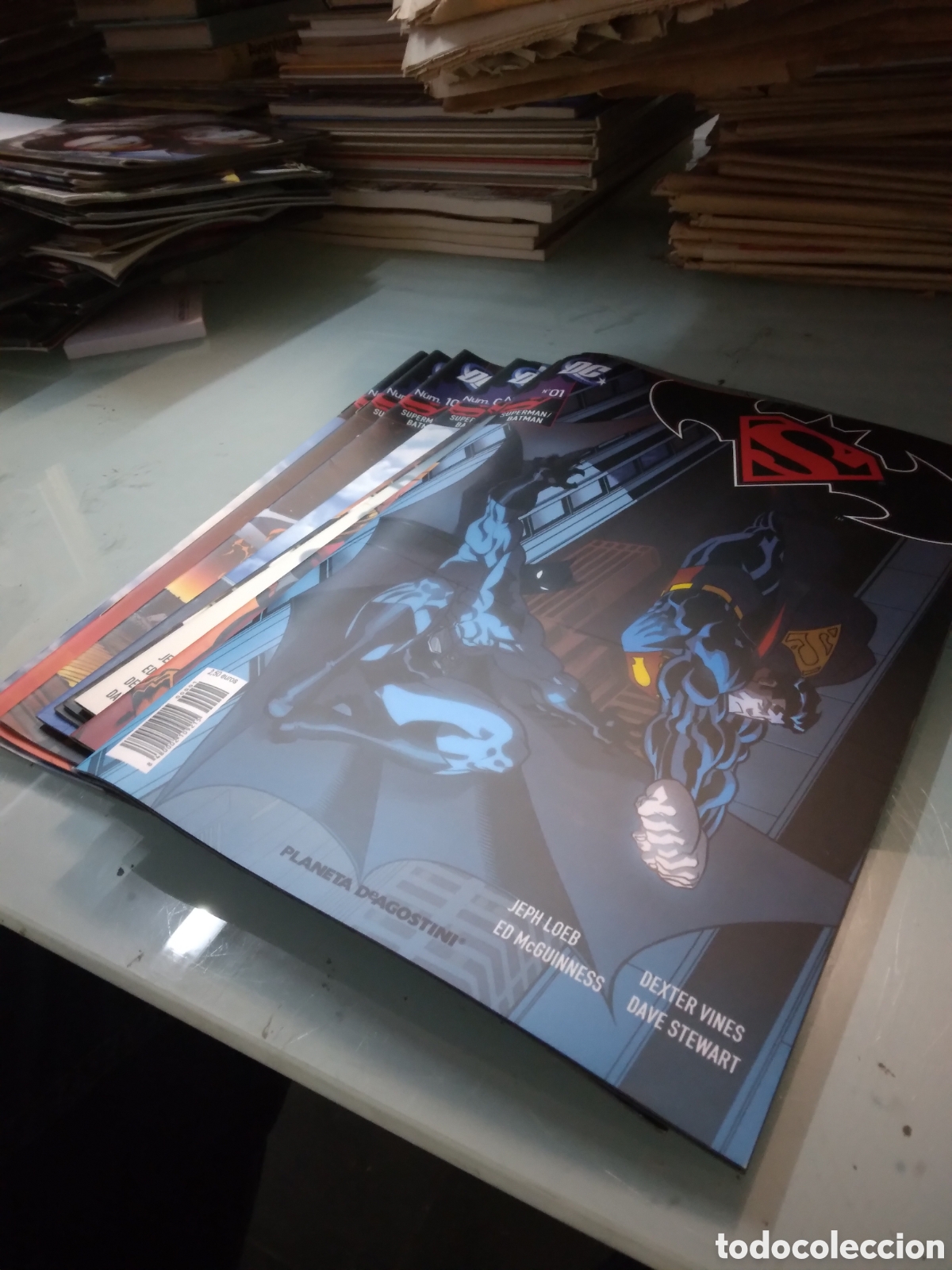 C&oacute;mics: DC, Superman Batman, 01 al 12,Agostini, Grapa 3E - Foto 2