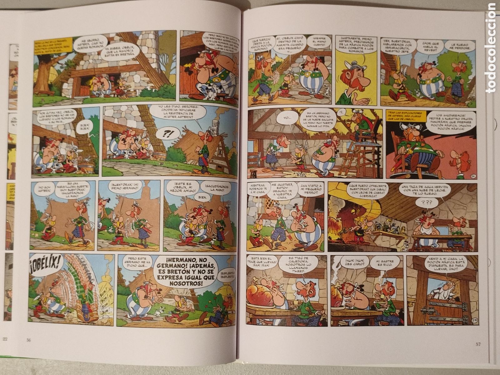 C&oacute;mics: ASTERIX IN BRITAIN EDICION BILINGUE - Foto 3