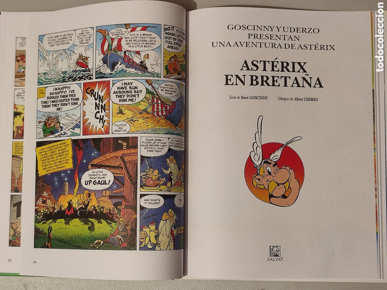C&oacute;mics: ASTERIX IN BRITAIN EDICION BILINGUE - Foto 4