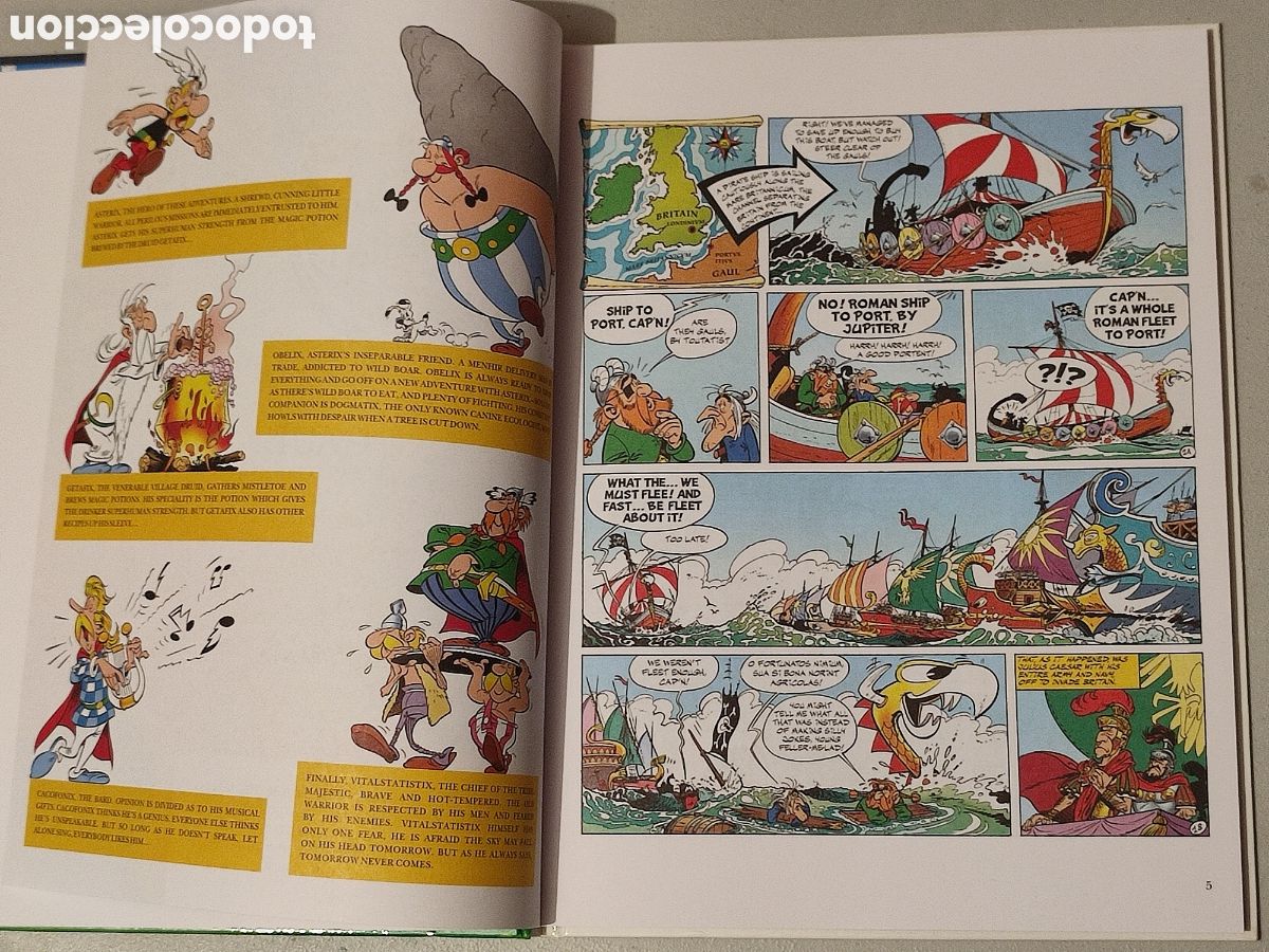 C&oacute;mics: ASTERIX IN BRITAIN EDICION BILINGUE - Foto 6