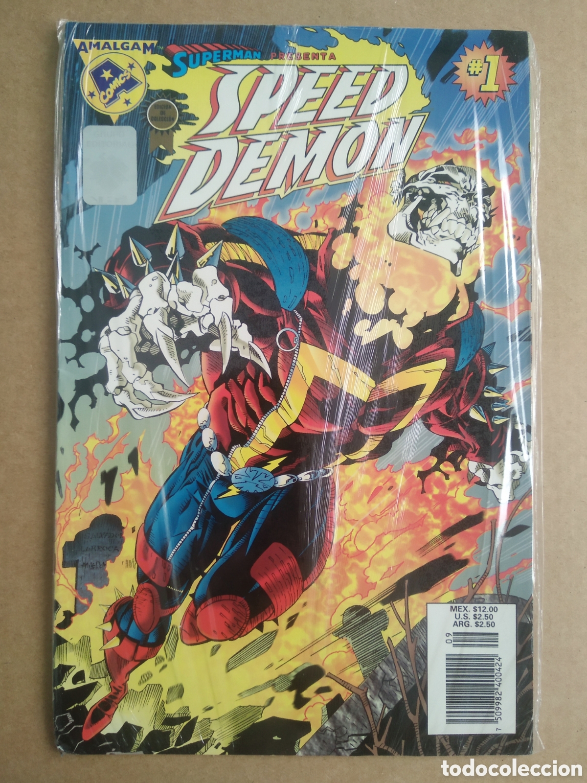 C&oacute;mics: Superman Presenta Speed Demon (Amalgama Comics/Vid). Precintado. P&aacute;ginas a color. - Foto 1
