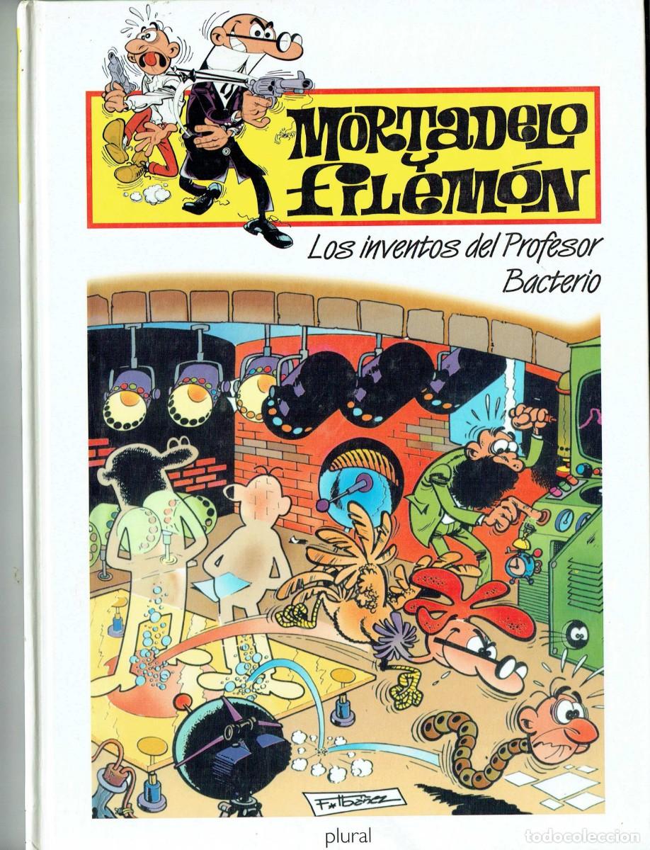 C&oacute;mics: MORTADELO Y FILEM&Oacute;N. LOS INVENTOS DEL PROFESOR BACTERIO. PLURAL, 2000. (P/D101) - Foto 1