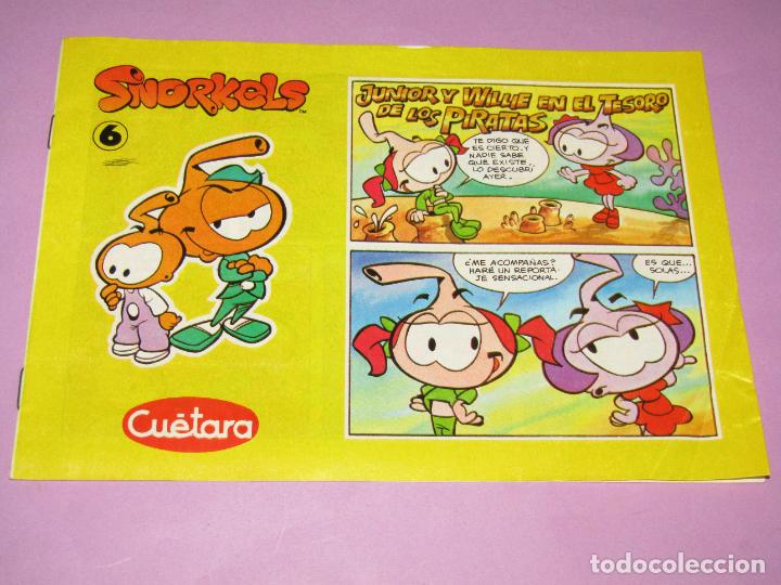 C&oacute;mics: Antiguo Comic TBO N&ordm; 6 SNORKELS Obsequio Premium de Galletas CUETARA MARIA del A&ntilde;o 1988