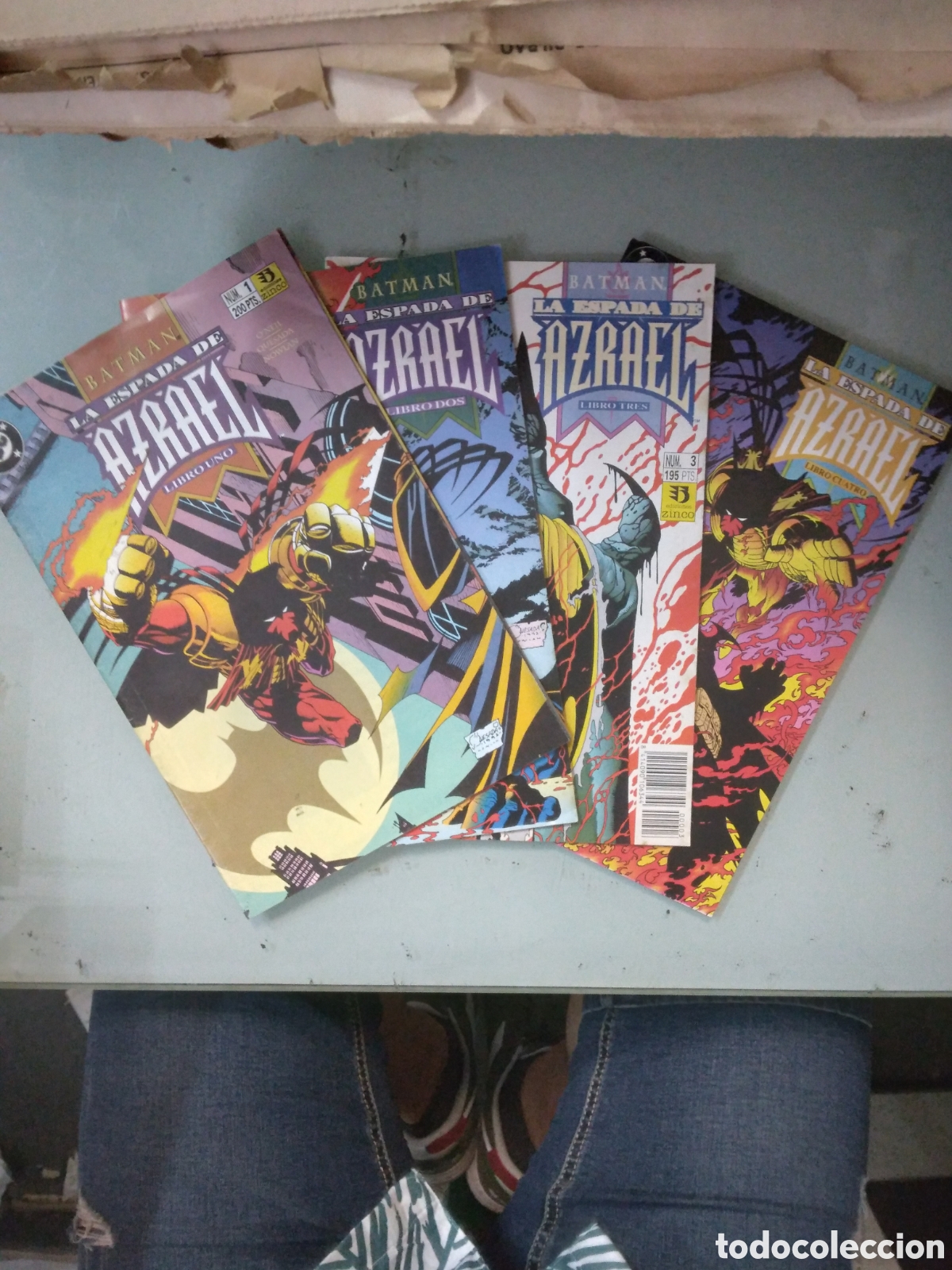 C&oacute;mics: Batman, La espada de Azrael,DC,Zinco, 1 al 4, Grapa 3E - Foto 1