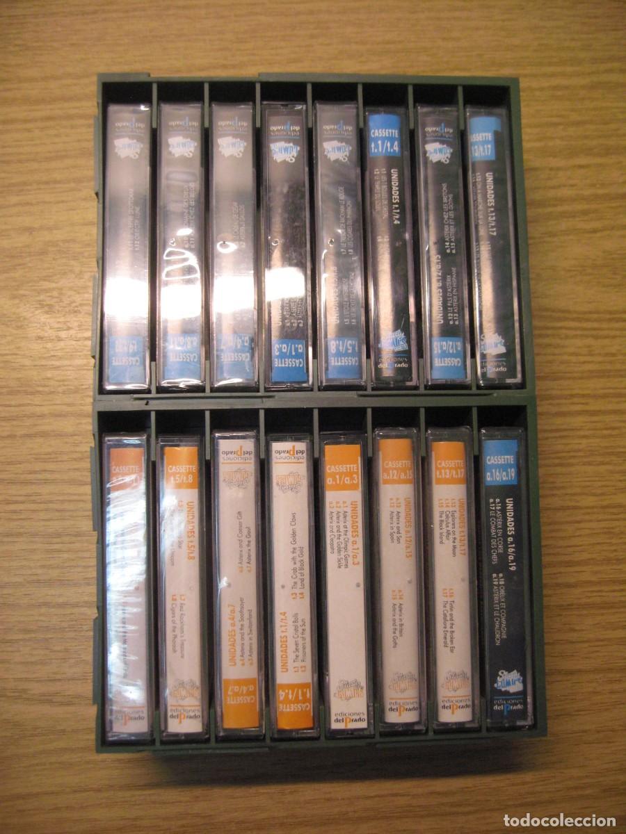 C&oacute;mics: CASSETTES. STUDY COMICS. METODO AUDIOVISUAL Y PROGRAMADO. AXTERIS.TINTIN. EDICIONES DEL PRADO. 16 - Foto 2