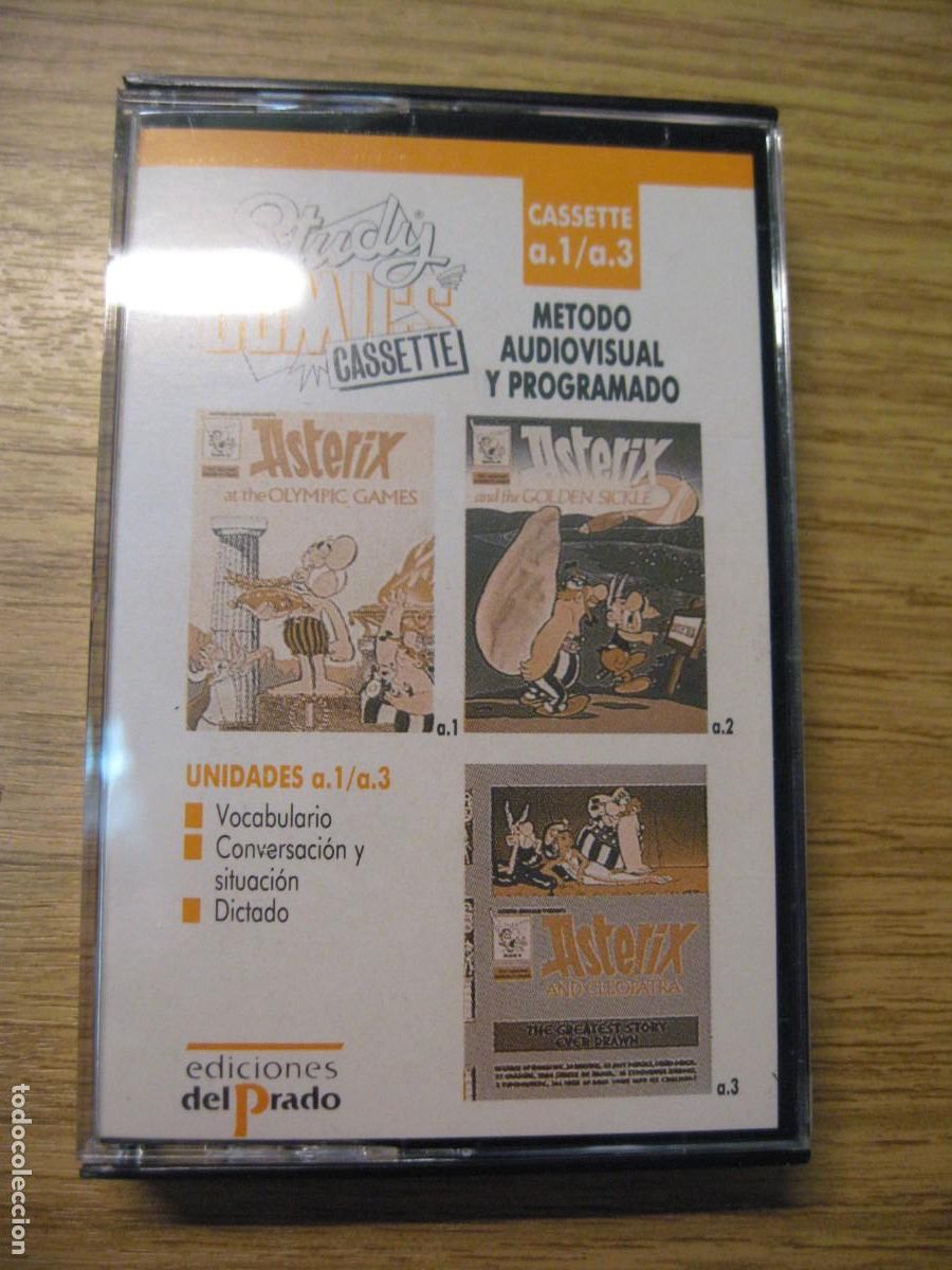 C&oacute;mics: CASSETTES. STUDY COMICS. METODO AUDIOVISUAL Y PROGRAMADO. AXTERIS.TINTIN. EDICIONES DEL PRADO. 16 - Foto 4