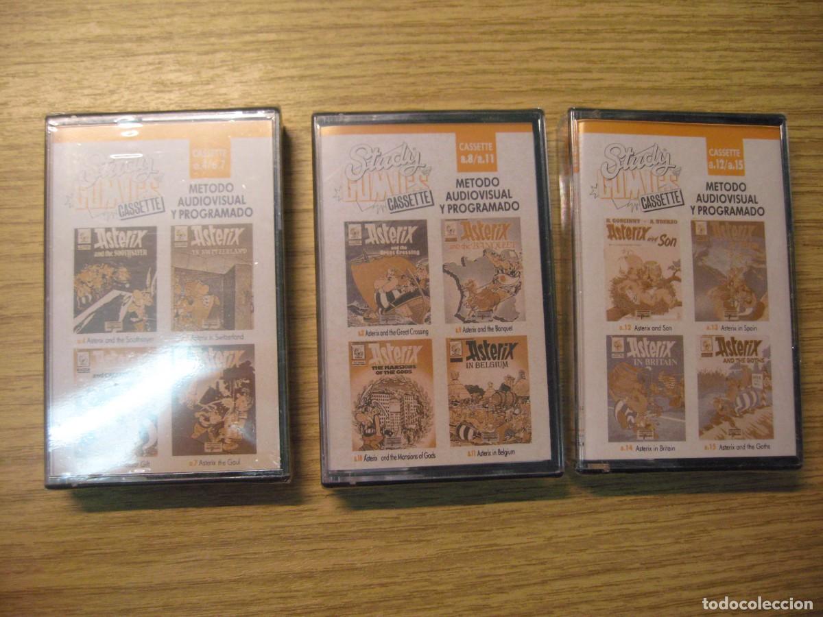 C&oacute;mics: CASSETTES. STUDY COMICS. METODO AUDIOVISUAL Y PROGRAMADO. AXTERIS.TINTIN. EDICIONES DEL PRADO. 16 - Foto 7