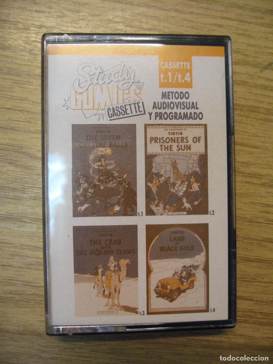 C&oacute;mics: CASSETTES. STUDY COMICS. METODO AUDIOVISUAL Y PROGRAMADO. AXTERIS.TINTIN. EDICIONES DEL PRADO. 16 - Foto 10