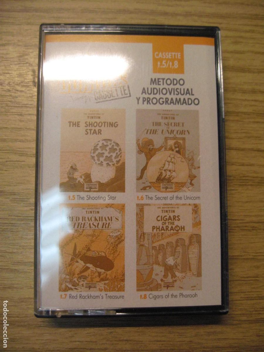 C&oacute;mics: CASSETTES. STUDY COMICS. METODO AUDIOVISUAL Y PROGRAMADO. AXTERIS.TINTIN. EDICIONES DEL PRADO. 16 - Foto 13