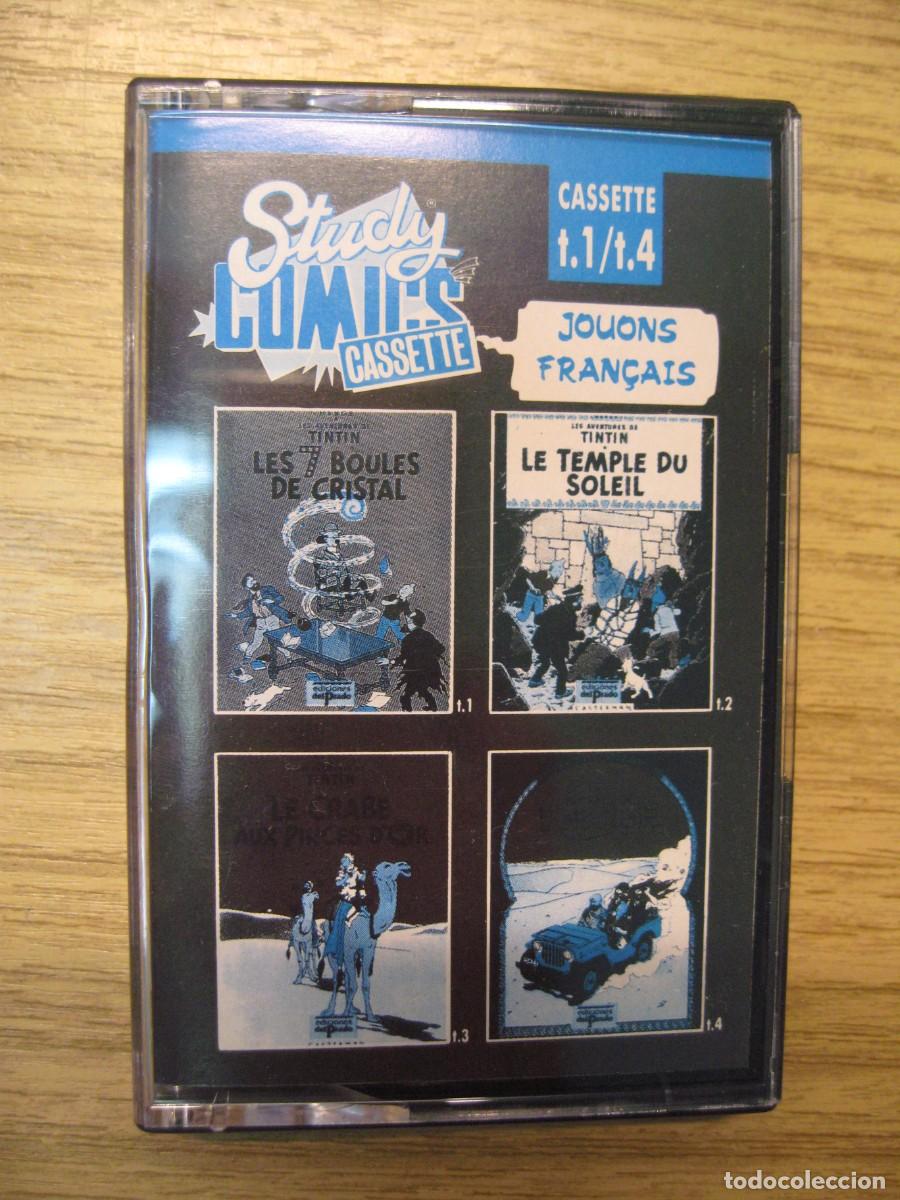 C&oacute;mics: CASSETTES. STUDY COMICS. METODO AUDIOVISUAL Y PROGRAMADO. AXTERIS.TINTIN. EDICIONES DEL PRADO. 16 - Foto 19
