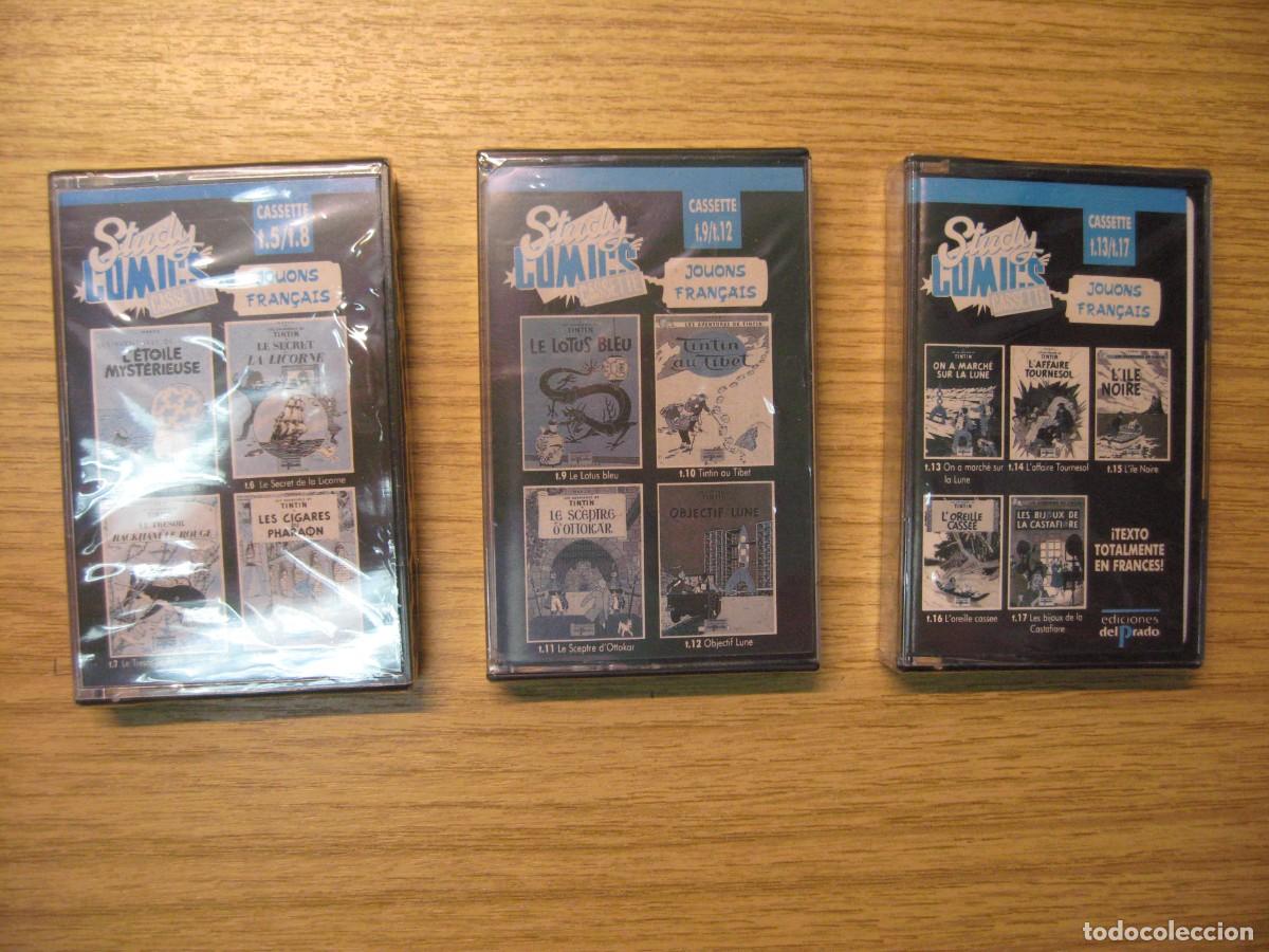 C&oacute;mics: CASSETTES. STUDY COMICS. METODO AUDIOVISUAL Y PROGRAMADO. AXTERIS.TINTIN. EDICIONES DEL PRADO. 16 - Foto 22