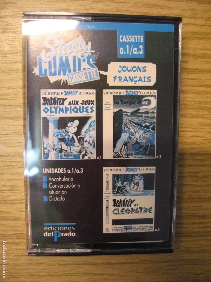 C&oacute;mics: CASSETTES. STUDY COMICS. METODO AUDIOVISUAL Y PROGRAMADO. AXTERIS.TINTIN. EDICIONES DEL PRADO. 16 - Foto 24