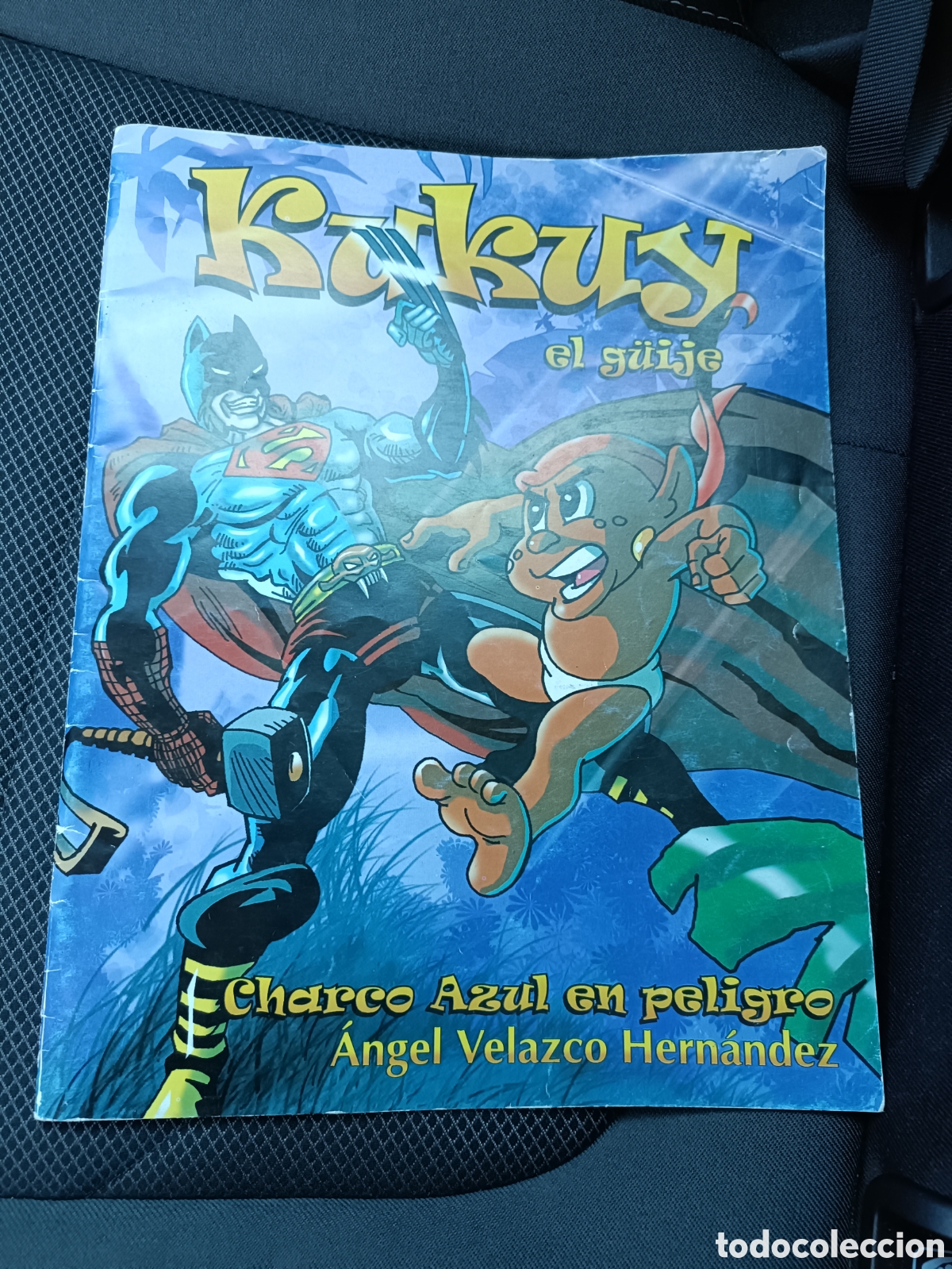 C&oacute;mics: C&oacute;mics Kukuy el g&uuml;ije -Angel Velasco Hern&aacute;ndez- Charco Azul en Peligro