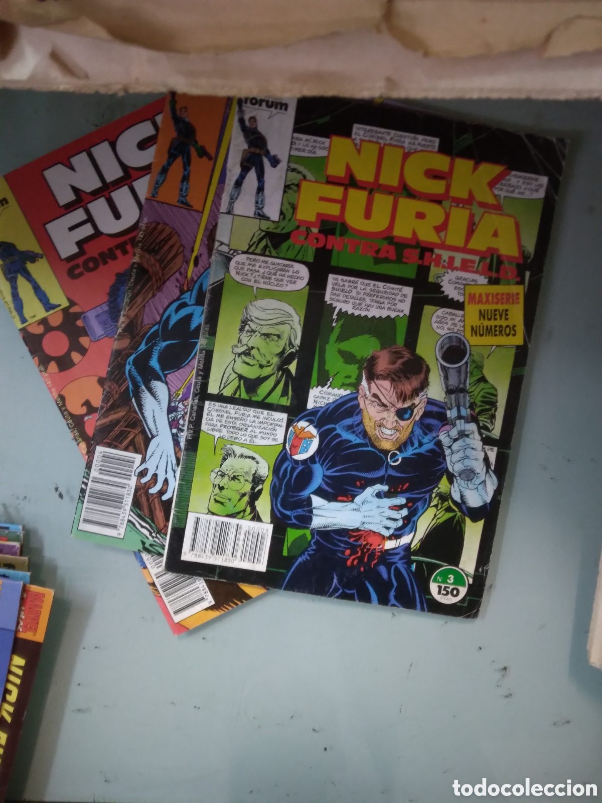 C&oacute;mics: Nick Furia contra Shield, 3,4,y 5, Grapa 1C - Foto 1