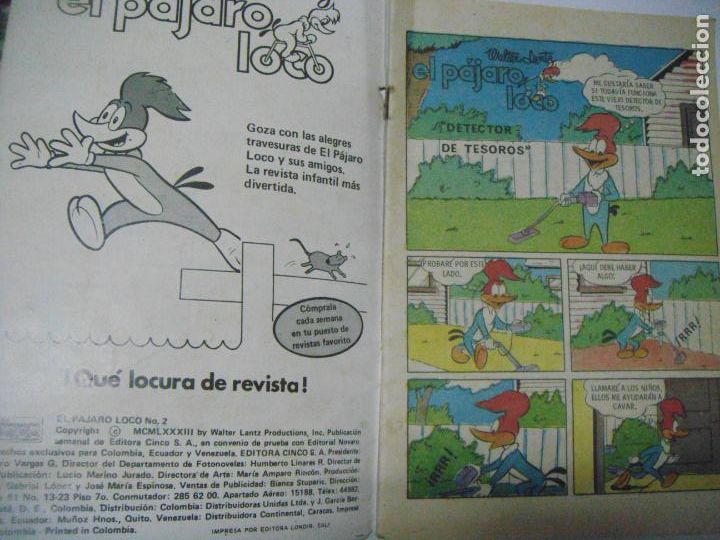 C&oacute;mics: EL P&Aacute;JARO LOCO N&ordm; 2 - ED. CINCO - Foto 2