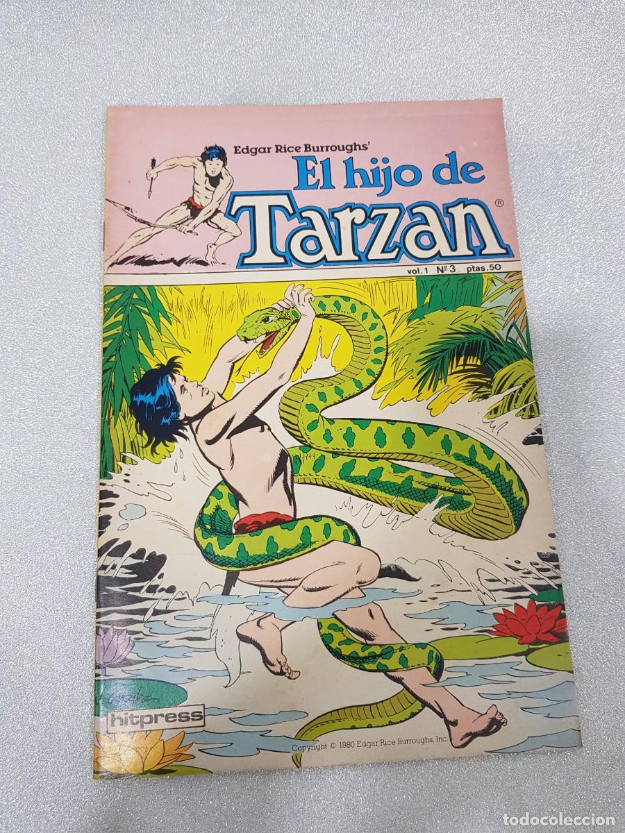 C&oacute;mics: COMIC EL HIJO DE TARZAN 1980 HITPRESSS VOL. 1 N&ordm;3 - Foto 1