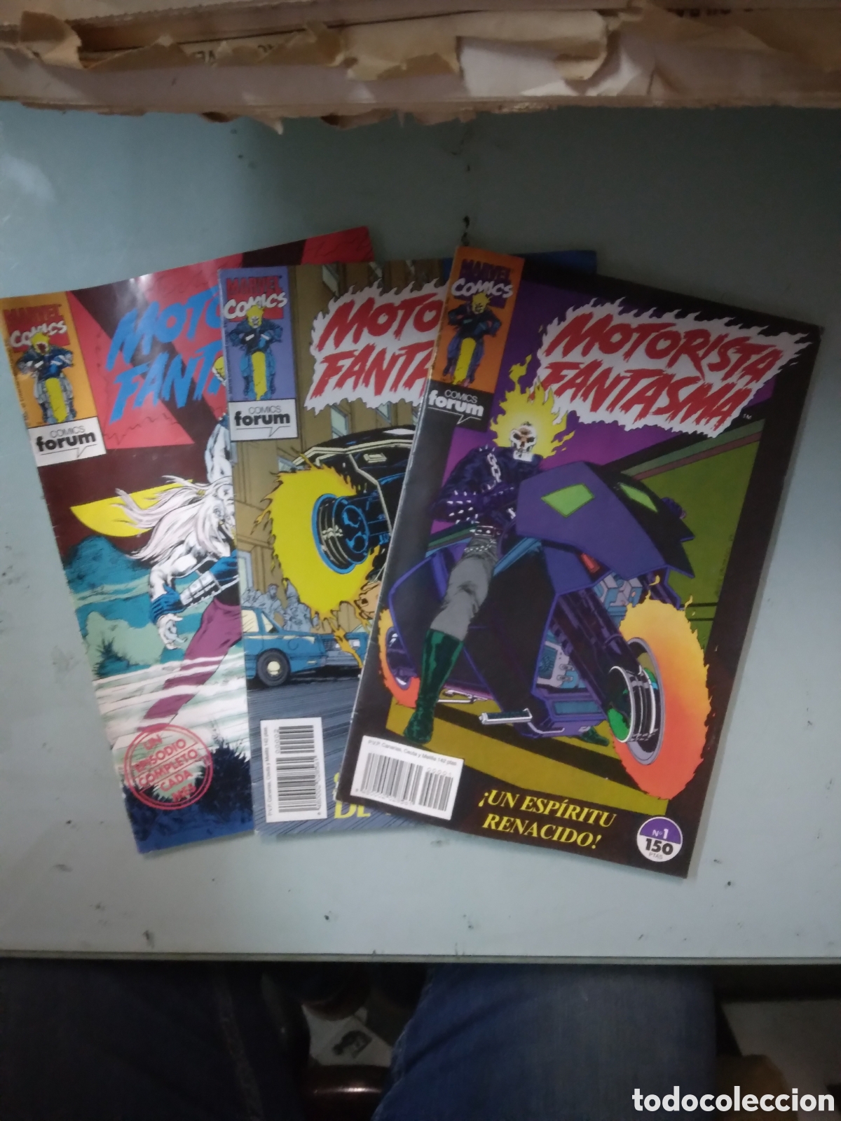 C&oacute;mics: Motorista Fantasma,Comics Forum 1,2 y 4, Grapa 3F - Foto 1