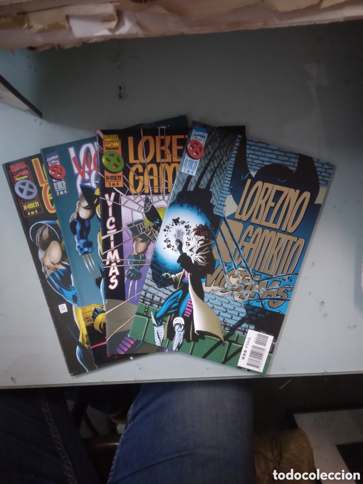 C&oacute;mics: Lobezno Gambito, V&iacute;ctimas, 1.2.3.4,Marvel Comics, Grapa 3F - Foto 1