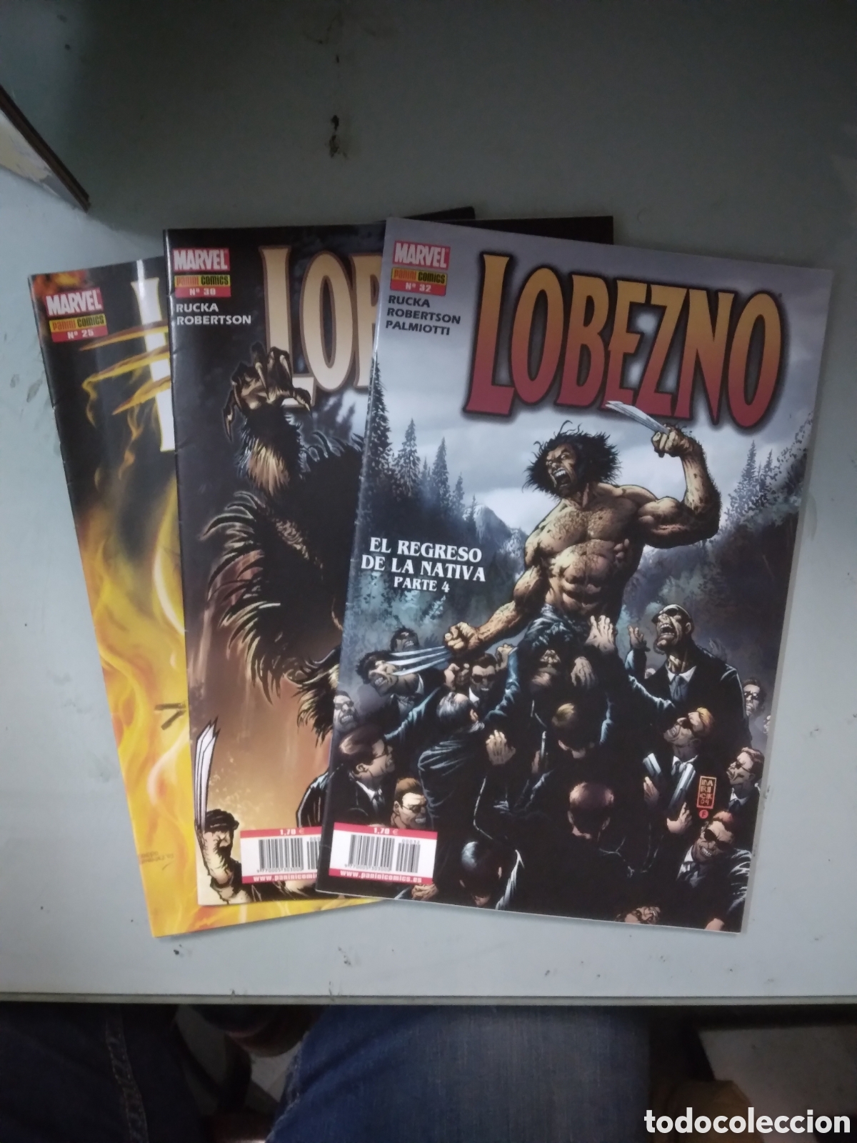 C&oacute;mics: Marvel, Panini Comics, Lobezno, 25,30,32,Grapa 3F - Foto 1