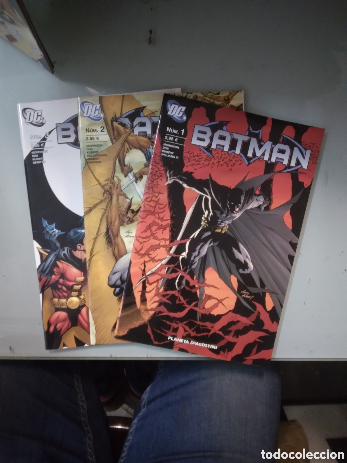 C&oacute;mics: DC, Batman, Morrison, Agostini, 1.2.y 3,Grapa 2F - Foto 1