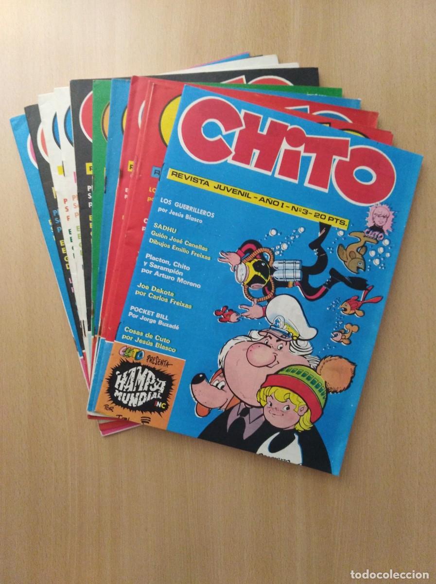 C&oacute;mics: LOTE DE REVISTAS / CHITO (DEL N&ordm; 3 AL N&ordm; 15) - Foto 1