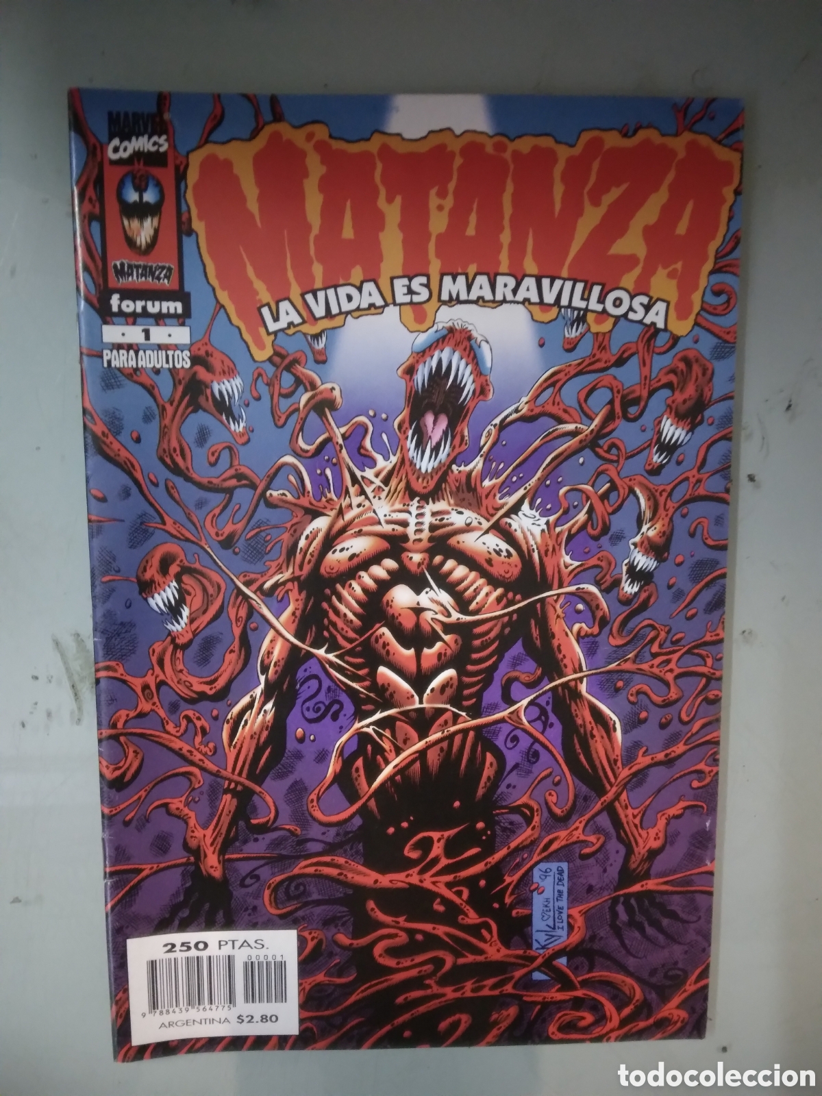 C&oacute;mics: Marvel Comics Foru., 1,.Matanza, La vida es maravillosa,Grapa 3G - Foto 1