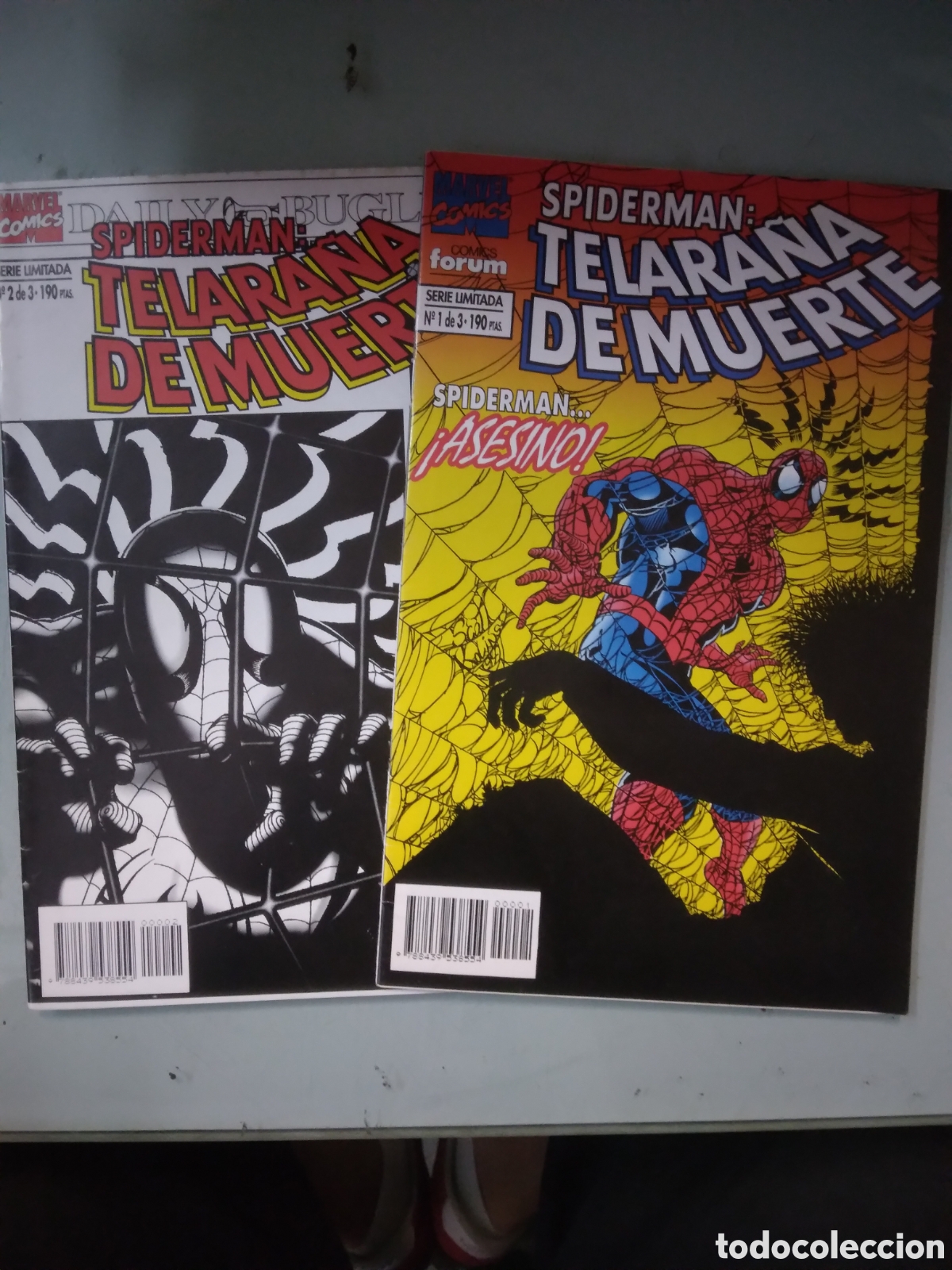 C&oacute;mics: MARVEL,.Comics Spiderman Telara&ntilde;a 1 y2,.Grapa 3G - Foto 1