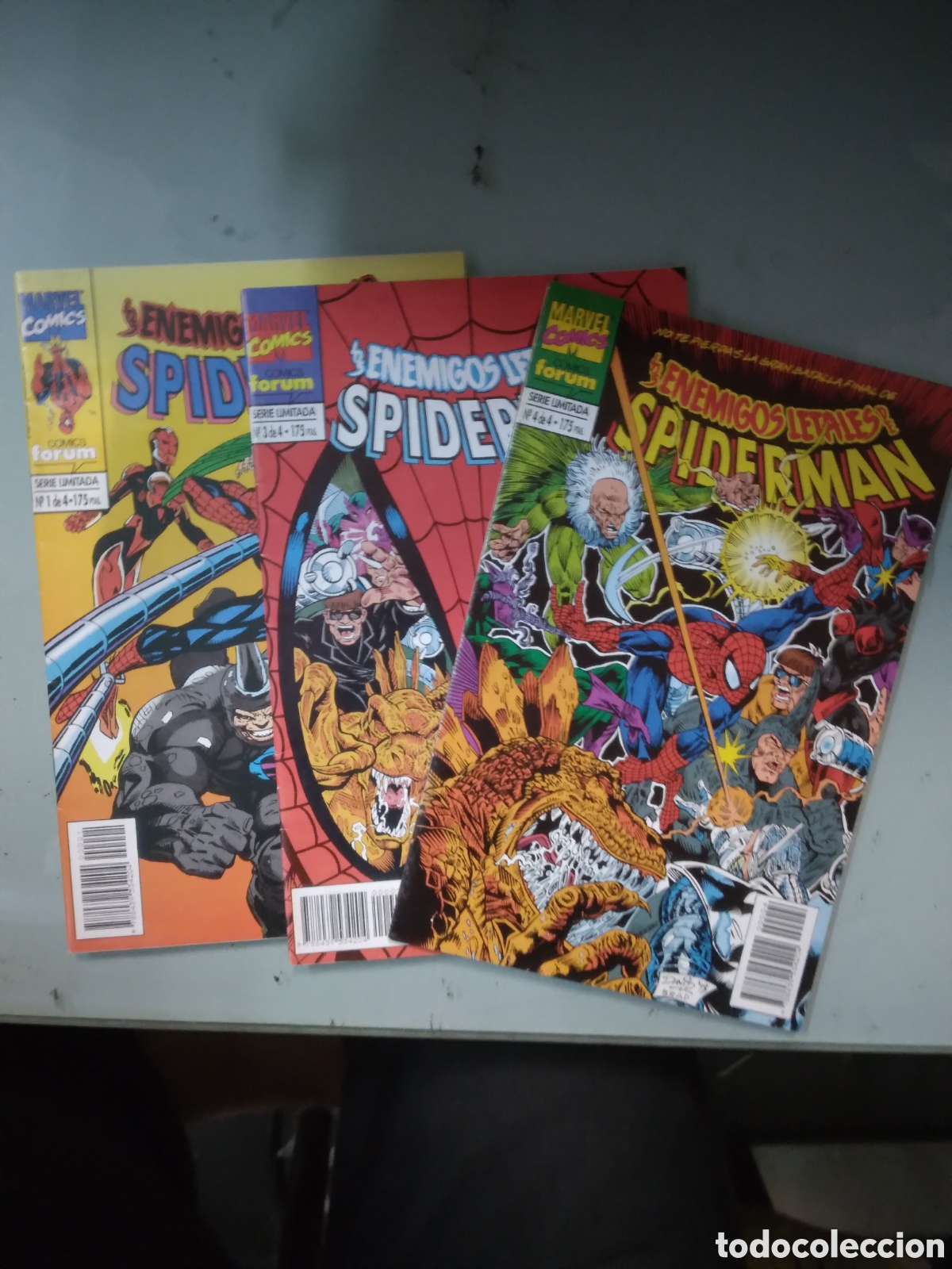 C&oacute;mics: Marvel, Comics Forum, Spiderman, Enemigos letales 1.3.y 4. GRAPA 3G - Foto 1
