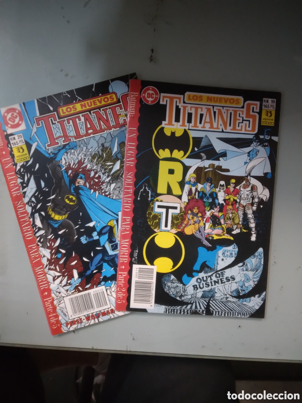 C&oacute;mics: DC, Zinco, Los nuevos titanes, 19 y 20, Grapa 3G - Foto 1